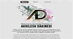 Desktop Screenshot of akhileshdakinedi.com